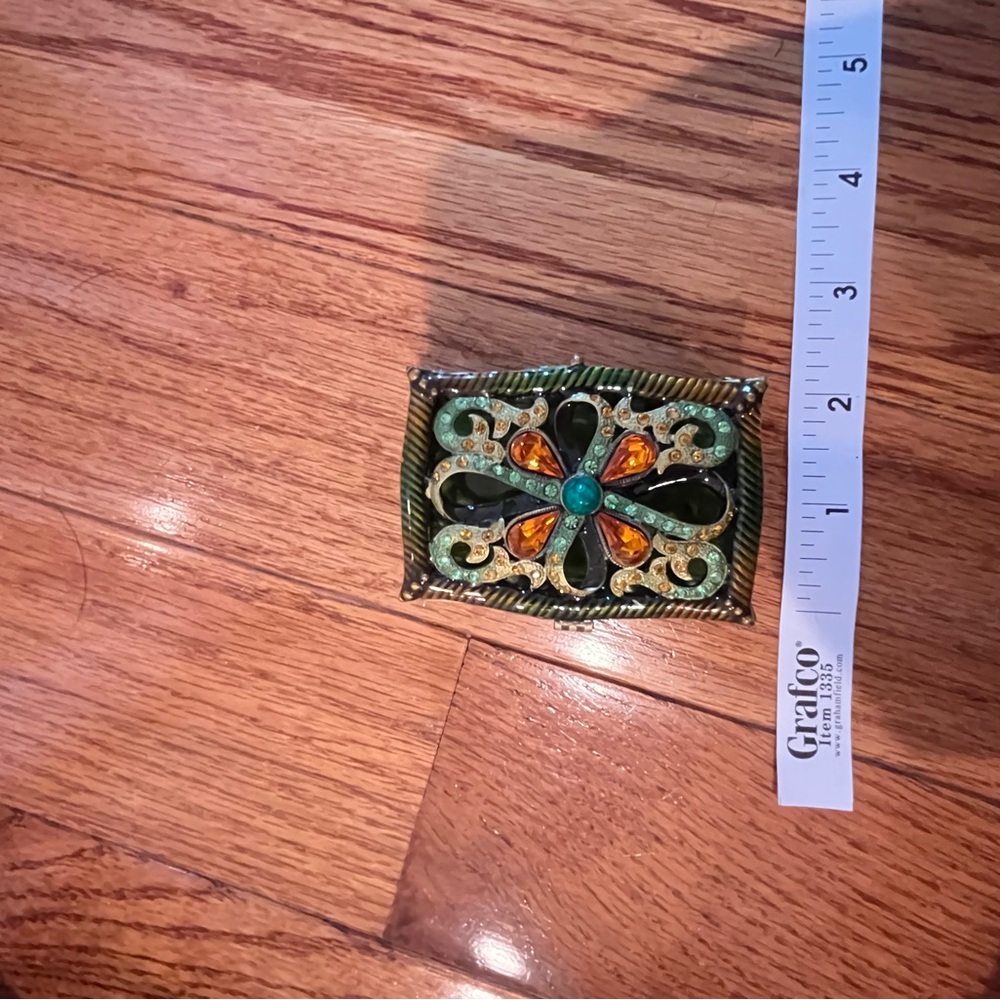 Vintage Ciel jeweled trinket box - Picture 11 of 12
